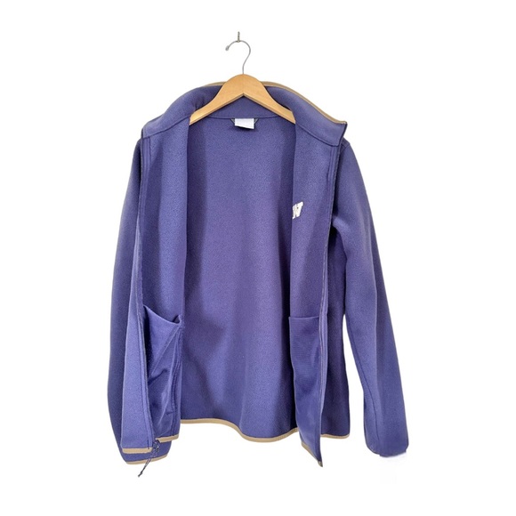 University of Washington Huskies Columbia Fleece Jacket Full Zip Purple Size XL - Picture 10 of 14